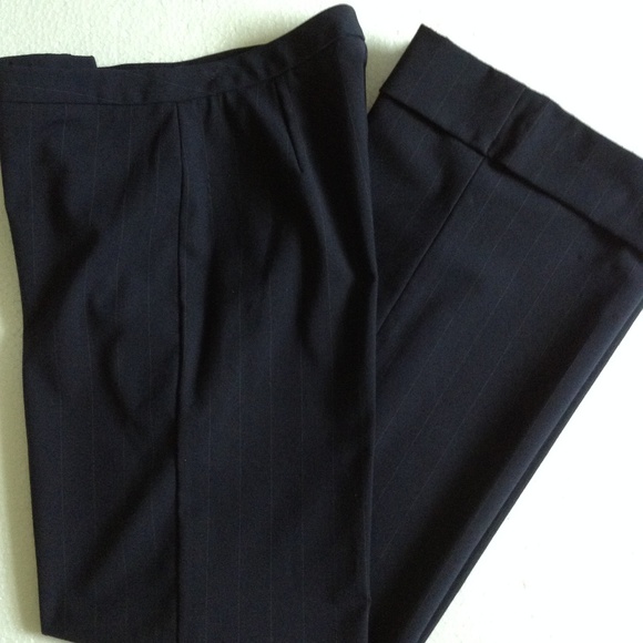 The Limited Dark Navy Pinstripe Pant Suit - Picture 6 of 8